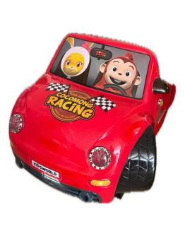 Kiddie ride red car