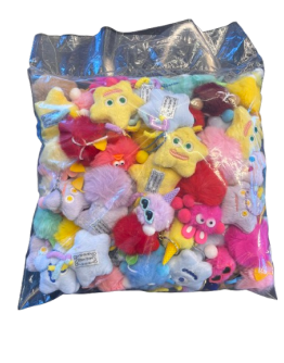 Μπρελόκ διάφορα λούτρινα παιχνίδια 13-15 cm (σακούλα)