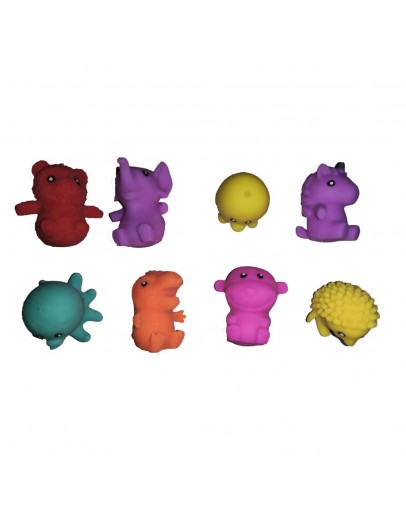 Λαστιχένια ζωάκια Φ65 (σακούλα)