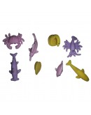 Λαστιχένια ζωάκια θάλασσας Φ45 (σακούλα)